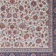 thumbnail image 5 of Contemporary Home Living 2.25' x 3.25' Floral Rectangular Area Throw Rug - Cream and Blue, 5 of 7