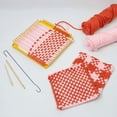thumbnail image 4 of 18 Teeth Weaving Loomed Kits Square Knitting Loomed Knitting Accessories, 4 of 8