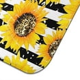 thumbnail image 4 of Sunflower Dish Drying Rack Mat for Kitchen, Microfiber Counter Pad, Foldable Floral Absorbent Drainer Mat for Sink, 16x18 Inch, 4 of 6