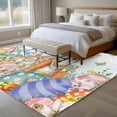 thumbnail image 5 of Spring Easter Area Rugs Collection 5'x7', Rabbit Eggs Eucalyptus Leaf Floral Butterfly Non Slip Indoor Rectangle Throw Runner Rug Floor Mat Carpet for Living Room Dining Table Bedroom Nursery, 5 of 9