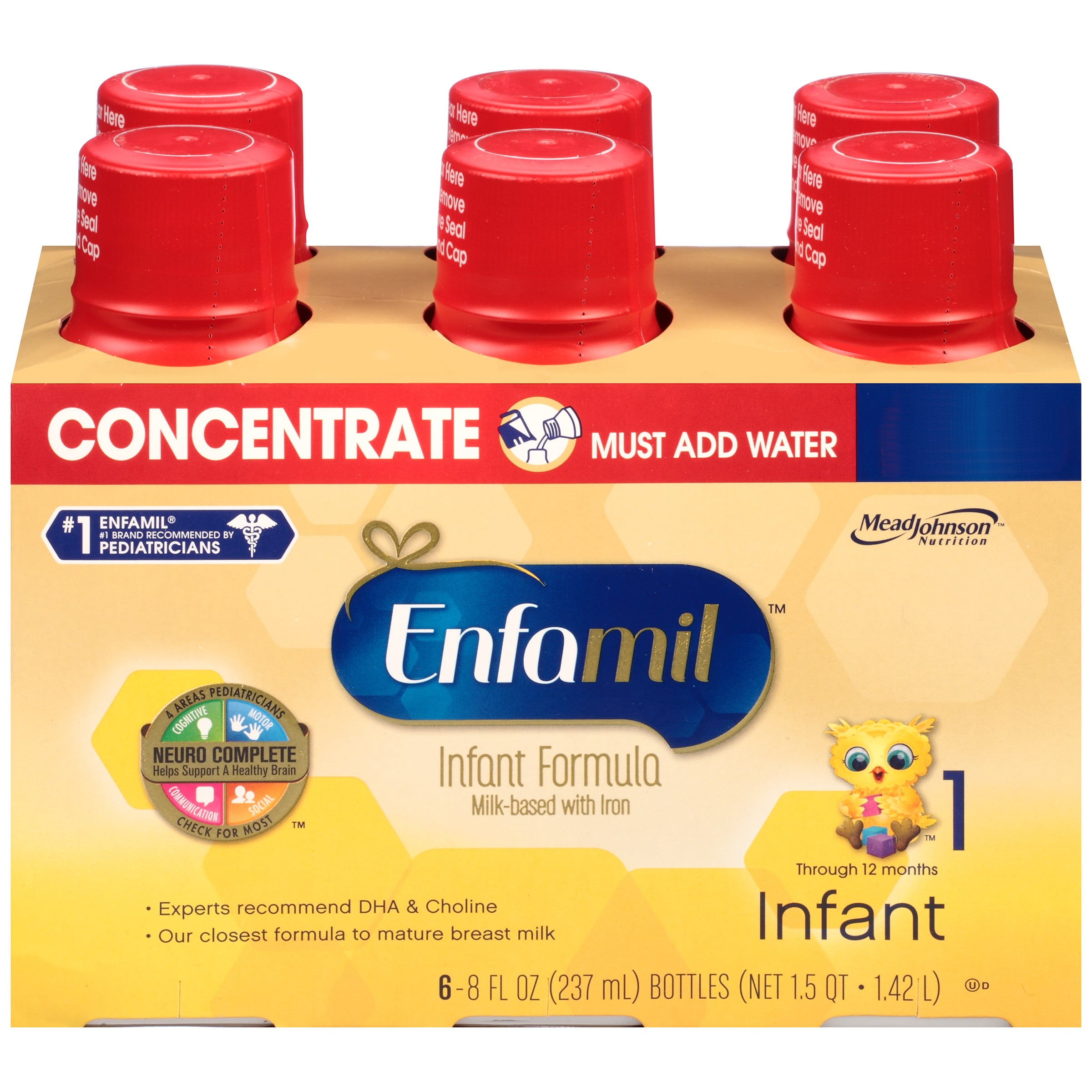 Enfamil Neuropro Ready To Feed Infant Formula Bottles - 8 Fl Oz Each/6ct :  Target