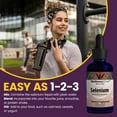 thumbnail image 6 of WellnessOne Liquid Selenium Supplement - Selenium Drops Trace Minerals Liquid, 50 ml, 6 of 8