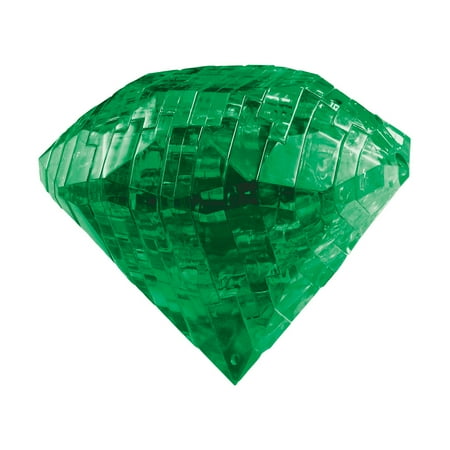 UPC: 0689623210074 | AreYouGame.com 3D Crystal Puzzle – Emerald: 43 Pieces