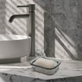 thumbnail image 2 of Unique Bargains 1 Pc Waterproof Soap Holder Rabbit Pattern Gray Soap Holder for Bathroom 5.51"x4.13"x1.65", 2 of 6