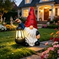 thumbnail image 1 of Ohmyroo Welcome Gnome Garden Statue with Solar LED Light, 1 of 6