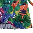 thumbnail image 3 of SDNall Girls Medium to Large Split Swimsuit Three Piece Set Print for Hot Spring Bikini Soft Casual Little Girl Short Sets, 3 of 6