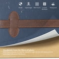 thumbnail image 2 of COTRUNKAGE 3 Piece 20" Vintage Carry On Luggage Set TSA Lock 26" Vintage Check In Suitcase with Spinner Wheels, Navy, 2 of 5