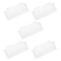 HOOWIFFY 5Pcs White Fabric Paint Handkerchiefs Reusable Cotton for Art Projects