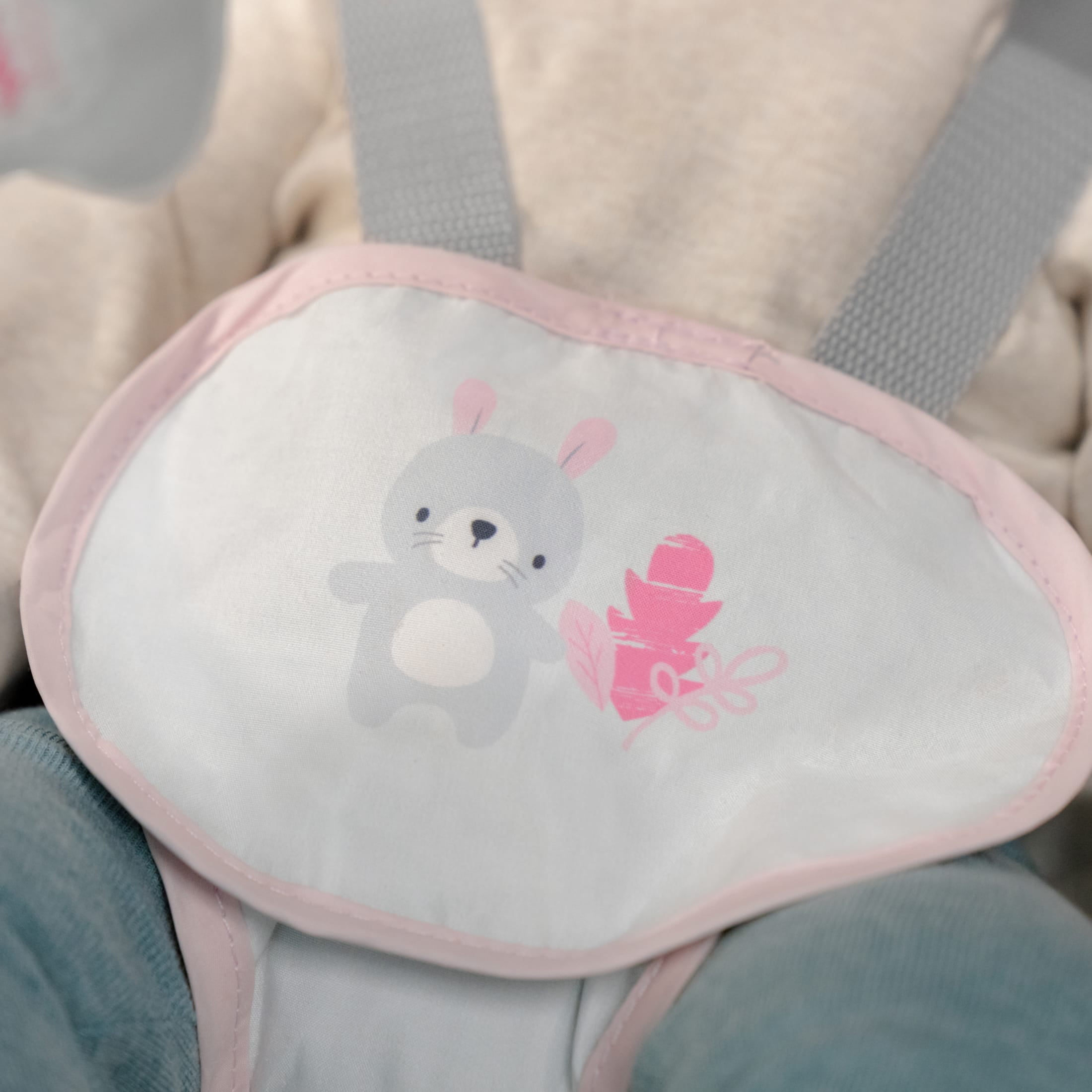 Ingenuity Keep Cozy 3-in-1 Baby Bouncer Seat & Infant to Toddler Rocker - Lily (Pink)