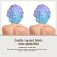 thumbnail image 2 of Logiee Multicolor Glitter Print Silk Bonnet Satin Bonnet for Sleeping Women and Men,Double Layer Hair Bonnet for Curly Braids Hair, 2 of 6