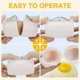 thumbnail image 6 of WZXPWT Egg Separator, Egg White and Yolk Divider, Handheld Egg Cutter, Kitchen Egg Opener Tool, Portable Egg Shelling Device, 6 of 6