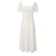 thumbnail image 1 of WILLBEST Vestidos con Curvas para Mujer, Vestidos Casuales de Verano para Mujer, de Manga Corta, con Cuello Cuadrado y Abertura Midi Grande, 1 of 2