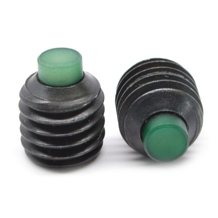 

1/2 -13 x 1/2 Coarse Thread Socket Set Screw Nylon Tip Alloy Steel Black Oxide Pk 100