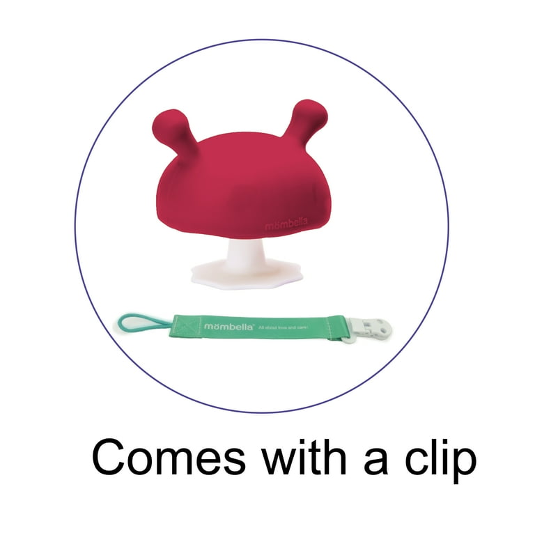 Mombella mushroom on sale teether pink