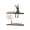 Mahogany, variant on FM FURNITURE Iva Floating Wall Shelf in Melamine Brown (Set of 2)