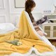 thumbnail image 5 of Manta de tafetán de lana de cordero | Manta doble gruesa para siesta en la oficina | Funda suave y acogedora para el sofá | Capa de cama cálida para el hogar o la oficina, 5 of 6
