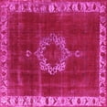 thumbnail image 1 of Ahgly Company Indoor Square Oriental Pink Industrial Area Rugs, 8' Square, 1 of 4