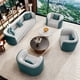 thumbnail image 5 of Fabric Living Room Sofas Modern Luxury Set Nordic Wooden Living Room Sofas Sectional Lazy Velvet Confort Pink Sofa Rosa Chairs My Lux Decor Round, 5 of 30