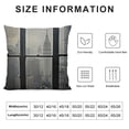 thumbnail image 5 of BANET City Throw Pillow Cushion Cover, Rooftop View Through Window Skyline Landmark Rooftop Travel, Decorative Square Accent Pillow Case White, 5 of 5