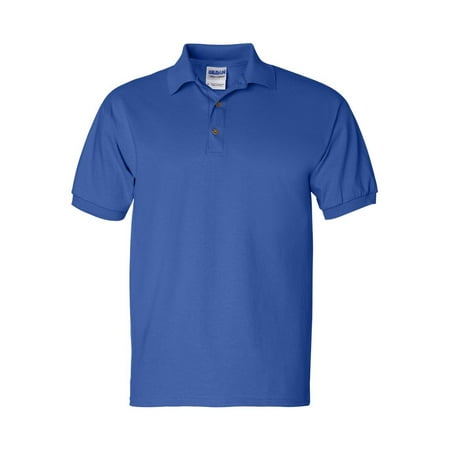 Maroon Striped Performance Polo - Gildan - Ultra Cotton Jersey Sport Shirt - 2800