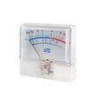 thumbnail image 3 of Wweixi VU Level Meter Gauge White Panel LED Backlight Power Amplifier Audio VU Level Pointer Meter, 3 of 7