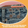 thumbnail image 4 of 4pcs Pant Waist Tightener Jean Buttons Loose Pants Clips Detachable Jean Buttons, 4 of 8