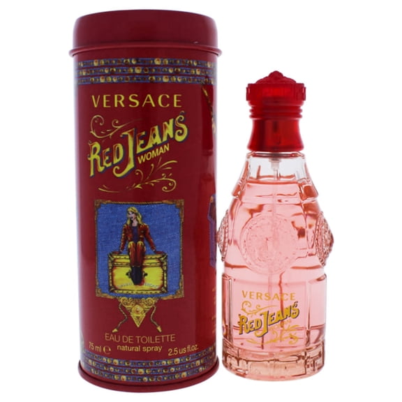 Versace Red Jeans Eau de Toilette, Perfume for Women 2.5 Oz