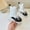 White, variant on Girls Black Rhinestone Bow Quilted Mid-Calf Platform Boots with Front Zipper, Faux Faux Leather Dress Boots,Size 32