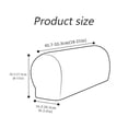 thumbnail image 4 of Fundas de ajuste perfecto para una apariencia renovada Protectores elásticos para brazos de sofá y silla, 4 of 5