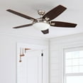 thumbnail image 2 of Honeywell Carmel 48" Brushed Nickel Ceiling Fan with Lights and Remote Control, 2 of 14