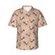 thumbnail image 1 of Balery Roosters In Floral Camisas hawaianas de manga corta para hombre, camisas playeras de corte holgado, camisas de vacaciones con botones,X-Large, 1 of 7