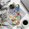 thumbnail image 6 of Mediterranean Sicily Collage Phone Case, Colorful Italian Tile & Lemon Design Protective Cover for iPhone 17 16 15 14 13 12 11 Pro Max Plus Mini, 6 of 6