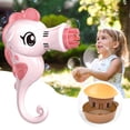 thumbnail image 2 of Children Blowing Bubble Machine Spray Bubble 9 Hole Cute Hand Bubble Machine 30ml, 2 of 4