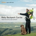Besrey Baby Hiking Backpack Carrier for Toddlers, Waterproof