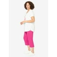 thumbnail image 3 of Woman Within Plus Size Two-Piece V-Neck Tunic & Capri Set, 3 of 6