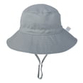 thumbnail image 1 of Sombrero de cubo para bebé UPF 50+, sombrero de sol para bebé, bonito sombrero de playa de verano para bebé, sombreros de cubo para niños pequeños Adepaton LRWJ241-14, 1 of 5