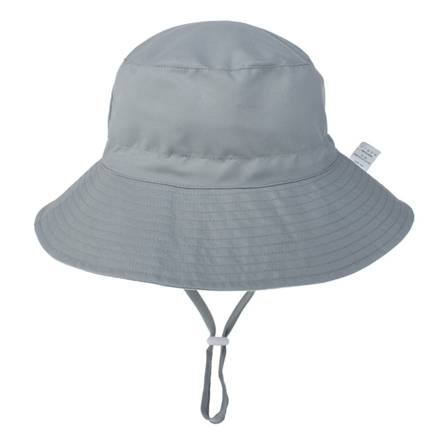 Sombrero de cubo para bebé UPF 50+, sombrero de sol para bebé, bonito sombrero de playa de verano para bebé, sombreros de cubo para niños pequeños Adepaton LRWJ241-14