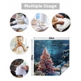 thumbnail image 5 of Coastal Christmas Cloth Napkins Set of 4, Xmas Tree Coral Ocean Nautical Washable Reusable Dinner Cocktail Napkin for Kitchen Party Wedding Banquet Holiday Baby Shower Table Decor, 5 of 7