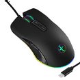 USB C Mouse Type Ergonomic Wired RGB Gaming Optical - Walmart.com