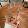 thumbnail image 2 of Funda de acrílico transparente HD para iPhone 14 13 12 11 Pro Max XR X XS 7 8Plus SE Mini lujo a prueba de golpes color gelatina suave marco duro cubierta Tan Jianjun unisex, 2 of 2