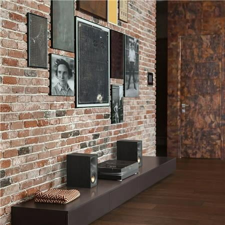 Klipsch - Reference 4" 35W 2-Way Powered Speakers (Pair) - Black