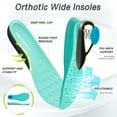 thumbnail image 5 of Men's Orthopedic Diabetic Wide Running Shoes: Comfortable Casual Arch Support Plantar Fasciitis Sports Sneakers, High Arch Swollen Outdoor Work Tennis Walking Shoes for Foot and Heel Pain Relief, 5 of 8