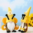 thumbnail image 2 of [Home Decor]Rudolph Doll Bee Day Decoration with Wing Yellow Bee Old Man Doll Ornaments, 2 of 6