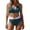 Green, variant on JoveMarine Women's Sexy Halter Bikini Set Two-Piece Swimsuit with Removable Padded Cups & Wire-Free Support for Summer Beach Vacation and Pool Party Black L