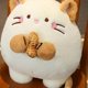 thumbnail image 4 of 1 pieza Muñeco de peluche adorable con forma de ratón de maní Muñeco de peluche Regalo de festival Decoración de fiesta para el hogar Tienda Beige 30cm, 4 of 5