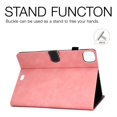 thumbnail image 3 of Dteck Case For Apple iPad Pro 11" 2nd Generation (2020 Released) 11 inch,Magnetic Leather Wallet Card Holder Smart Case Folio Stand Protective Automatic wake/sleep Cover ,Rosegold, 3 of 6