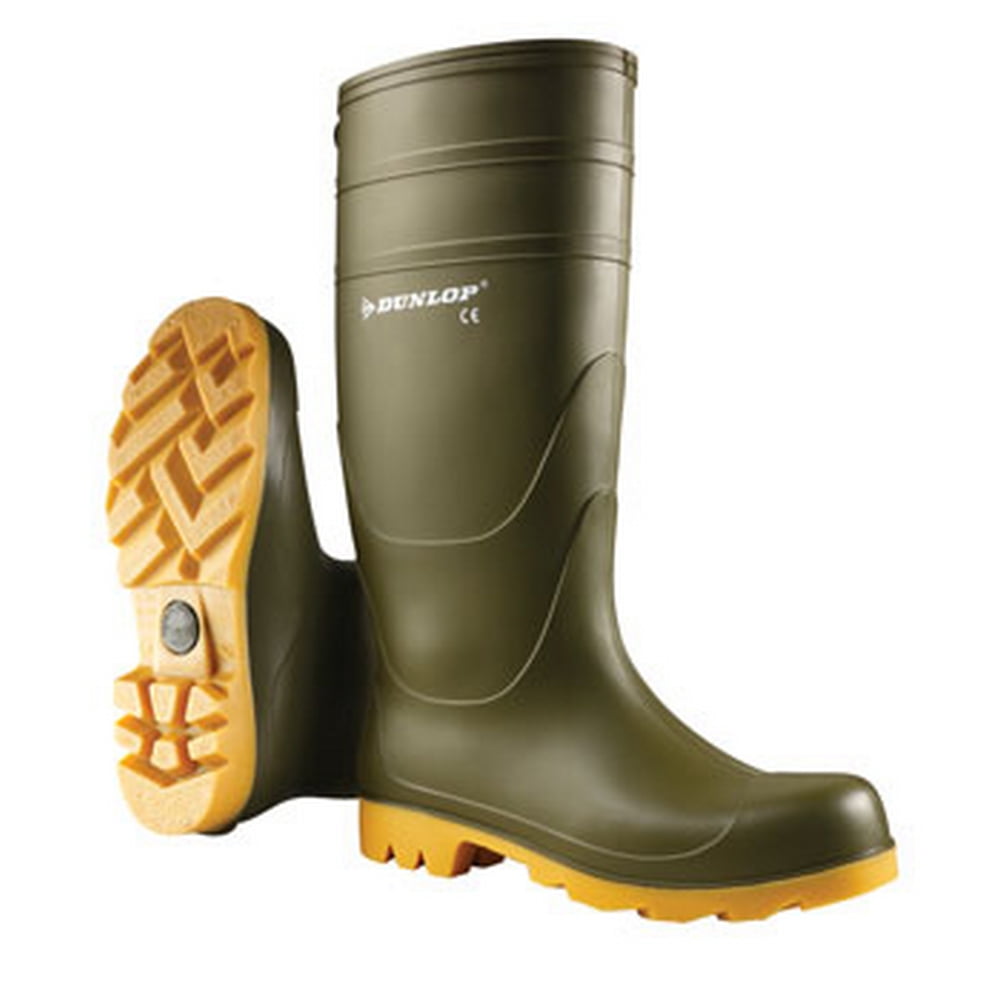 Dunlop Mens Unisex Universal Wellies Green 9 UK