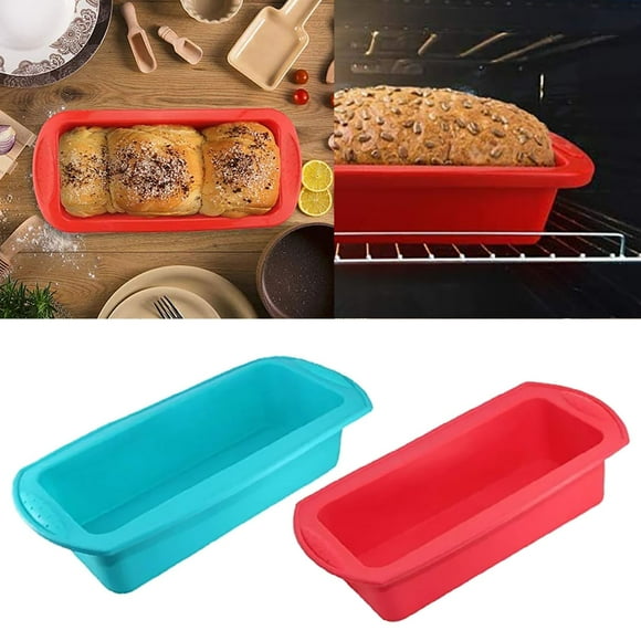 Boreal Craft Silicone Bread And Pan 2 Piece Non Sticky Food Grade Silicone Pan Oven Microwave Oven Sexy Chocolate Large Sphere Cake Pan Rectangle Set Nonstick Cake Pan Shapes Metal 9x13 Pan with Mini