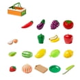thumbnail image 2 of Juguetes de corte de frutas y verduras, conjunto de juguetes de corte de frutas y verduras, 19 piezas, 2 of 6