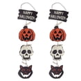 thumbnail image 1 of Piezas de señal de bienvenida de temporada, decoración de porche para puerta delantera, puerta de Halloween, colgante de madera, placa de bienvenida, decoración para Halloween, regalos de inauguración, 1 of 5